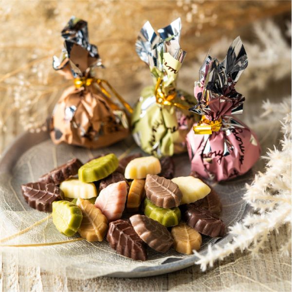 巧克力屋 Mon loire 葉子巧克力袋裝9入 巧克力屋,Monloire,葉子巧克力,兔瑪星日本選物店