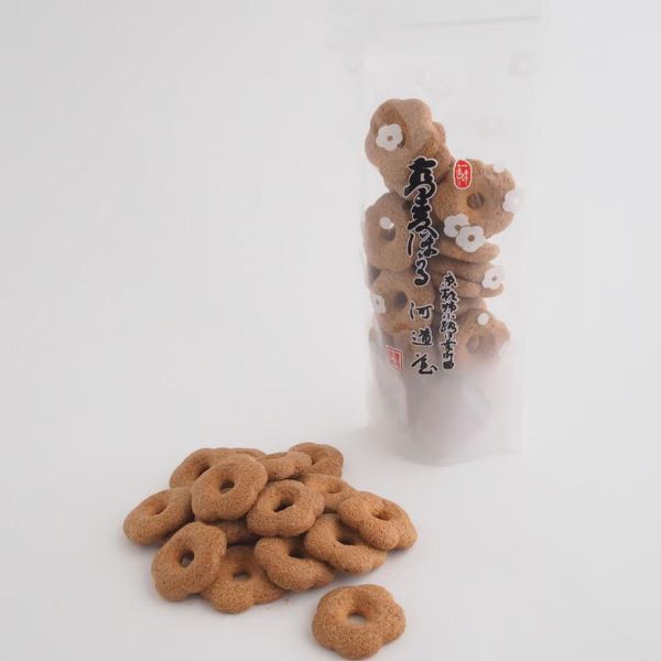 小花蕎麥餅乾 單一款 夾鏈袋裝 總本家河道屋,小花蕎麥餅乾,兔瑪星日本選物店