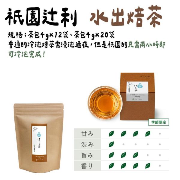 【6月團限定】祇園辻利 冷焙茶茶包 祇園辻利,冷焙茶,水出焙茶包,兔瑪星日本選物店