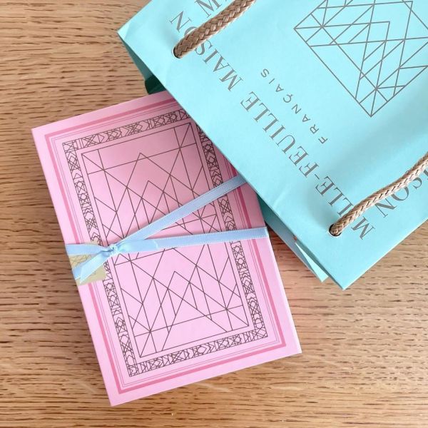 （4月團限定）（春季口味）銀座松屋 Mille-Feuille高級千層派 法式千層酥 銀座松屋限定,Mille-Feuille,高級千層派,公關禮品,書本禮盒,兔瑪星日本選物店,法式千層酥