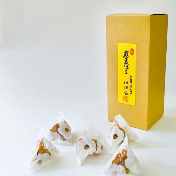 小花蕎麥餅乾 三角包25入 總本家河道屋,小花蕎麥餅乾,兔瑪星日本選物店