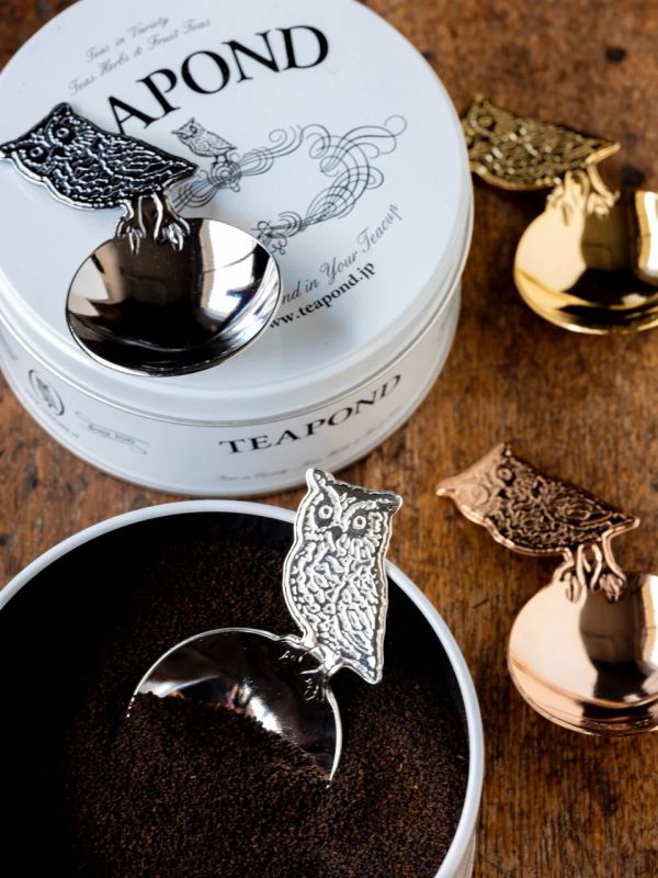 Teapond 貓頭鷹茶匙 Teapond,貓頭鷹茶匙,紅茶專賣店,兔瑪星日本選物店