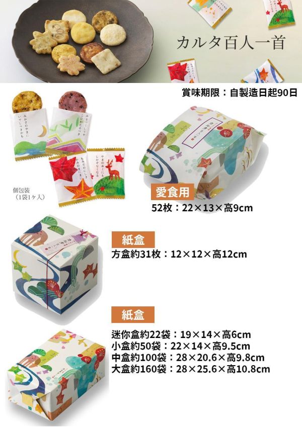 小倉山莊 百人一首 小倉山莊,兔瑪星日本選物店,仙貝禮盒,送禮禮盒,百人一首