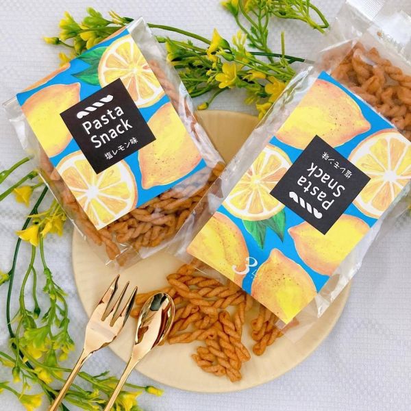 【6月－期間限定】Pasta snack 鹽檸檬 Pasta,snack,炸螺旋義大利麵,兔瑪星日本選物店,季節限定,鹽檸檬,三州總本舖