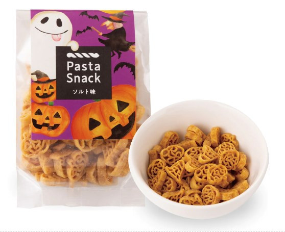 【期間限定－9月新品】Pasta snack 萬聖節造型 鹽味 Pasta,snack,炸螺旋義大利麵,兔瑪星日本選物店,季節限定,萬聖節造型餅乾