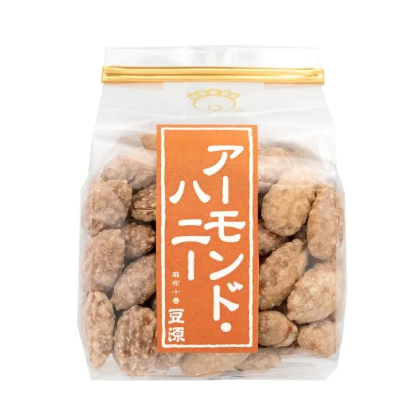 麻布十番 豆源 蜂蜜杏仁 麻布十番,豆源,經典豆菓子,兔瑪星日本選物店,蜂蜜杏仁