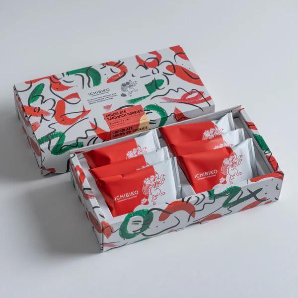 ICHIBIKO 草莓巧克力夾心餅乾 ICHIBIKO,草莓醬餅乾,三軒茶屋人氣草莓甜點店,兔瑪星日本選物店,草莓巧克力夾心餅乾