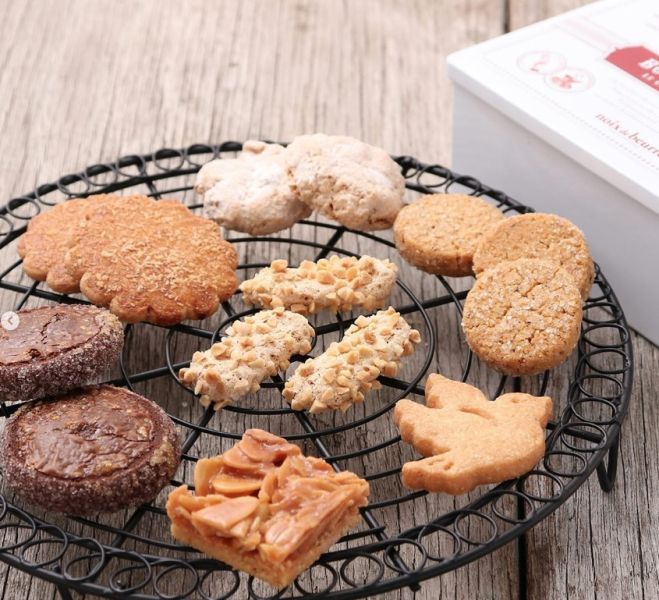 noix de beurre 餅乾鐵盒 noix費南雪,兔瑪星日本代購選物店,餅乾鐵盒