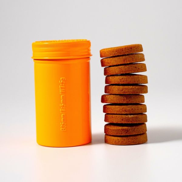 【12月限定】新宿 35mm 鹽焦糖口味 餅乾罐 鋁罐餅乾 奶油餅乾 新宿,35mm,餅乾罐,抹茶餅乾,限定口味,兔瑪星日本選物店