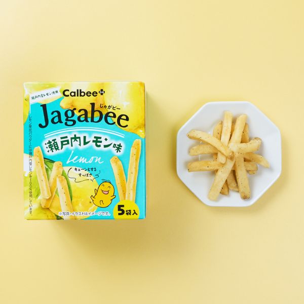 Jagabee 瀨戶內檸檬 東京限定 calbee 卡樂比 薯條餅乾 Jagabee,瀨戶內檸檬,東京限定,calbee,卡樂比,薯條餅乾,兔瑪星日本選物店