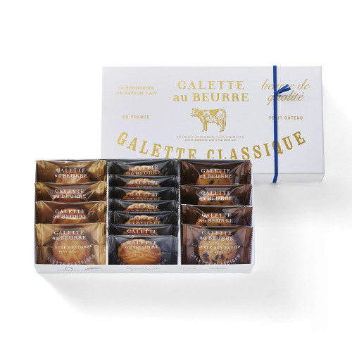 GALETTE au BEURRE 經典布列塔尼綜合13入 GALETTE au BEURRE,布列塔尼酥餅,法式奶油酥餅,兔瑪星日本選物店