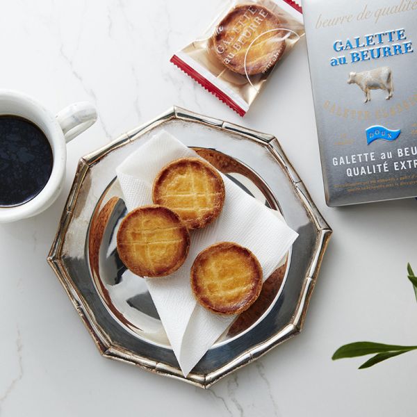 GALETTE au BEURRE AOP厚燒奶油酥餅鐵盒6入 布列塔尼酥餅 GALETTE au BEURRE,布列塔尼酥餅,法式奶油酥餅,兔瑪星日本選物店