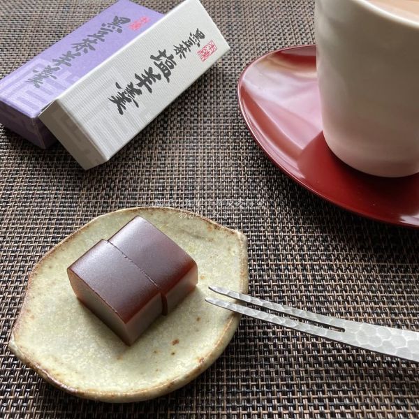 （8月團）寬永堂 黑豆茶小型羊羹 寬永堂,黑豆茶小型羊羹,兔瑪星日本選物店