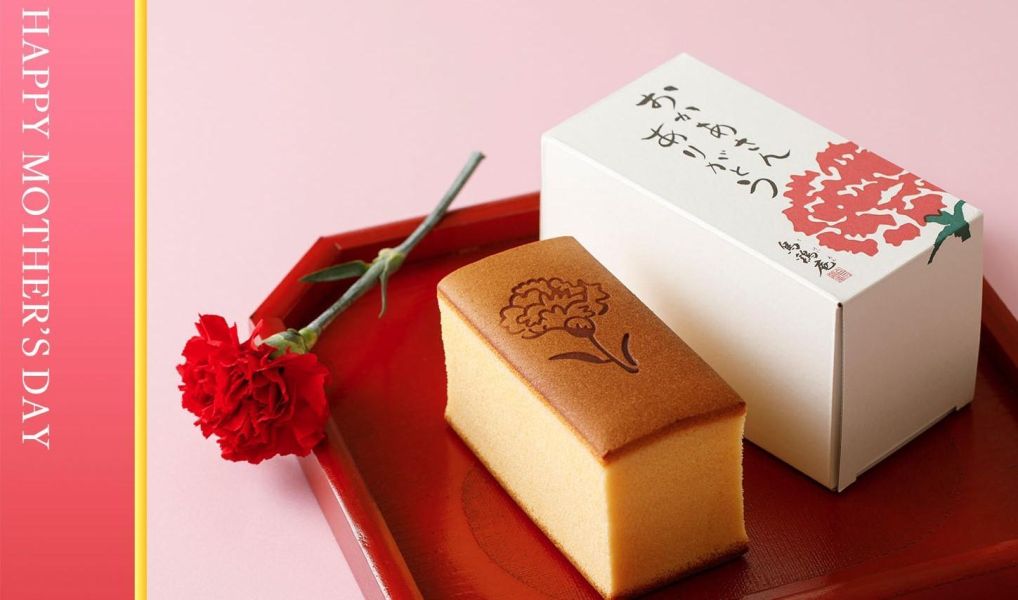 【4月團限定】烏雞庵 母親節印花款 烏骨雞蛋糕 烏雞庵,母親節蛋糕,期間限定蛋糕,兔瑪星日本選物店,烏骨雞蛋糕