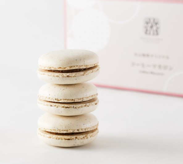 丸山咖啡 咖啡馬卡龍4入 丸山咖啡,咖啡馬卡龍餅乾,兔瑪星日本選物店