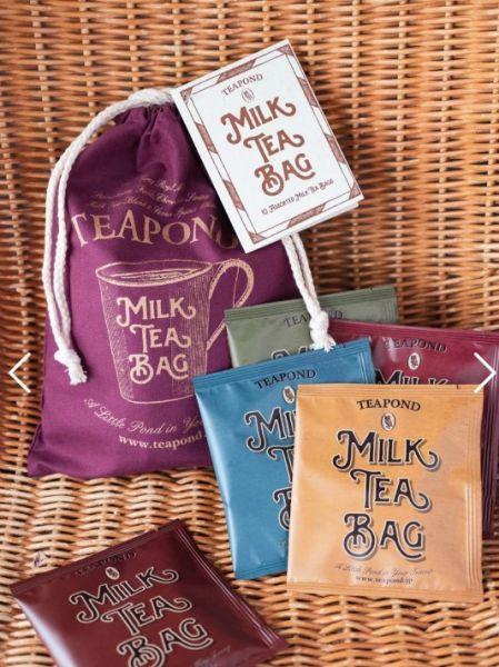Teapond 冬季奶茶包｜5g濃厚紅茶茶包、印度奶茶、焦糖草莓、阿薩姆奶茶、巧克力奶茶 Teapond,濃厚奶茶包,紅茶專賣店,兔瑪星日本選物店,冬季奶茶包