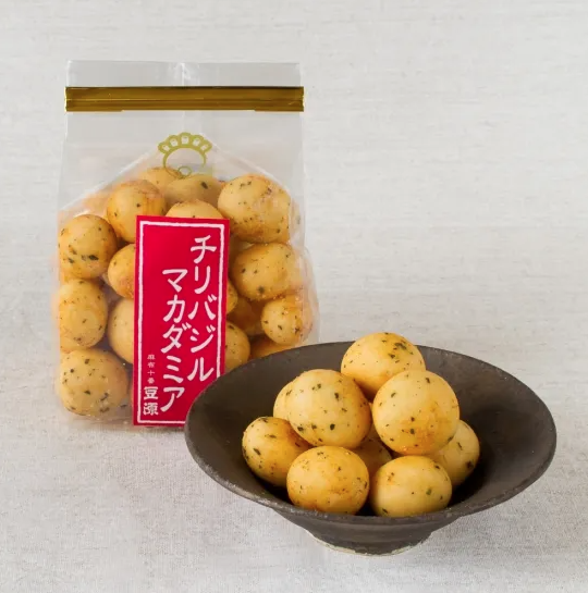 麻布十番 豆源 辣椒羅勒風味夏威夷豆 麻布十番,豆源,經典豆菓子,兔瑪星日本選物店,辣椒羅勒風味夏威夷豆