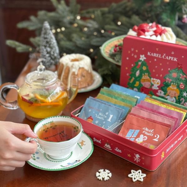 【12月限定】聖誕節茶包禮盒 山田詩子 山田詩子,聖誕節茶包禮盒,聖誕節鐵盒,兔瑪星日本選物店