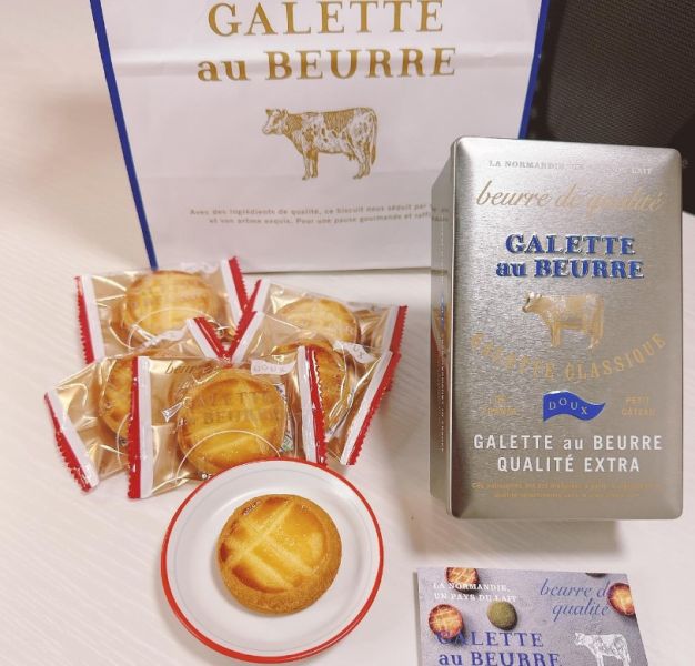 GALETTE au BEURRE AOP厚燒奶油酥餅鐵盒6入 布列塔尼酥餅 GALETTE au BEURRE,布列塔尼酥餅,法式奶油酥餅,兔瑪星日本選物店