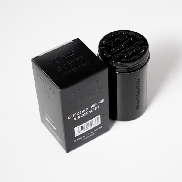 【12月限定】新宿 35mm 切達胡椒迷迭香 餅乾罐 鋁罐餅乾 奶油餅乾 新宿,35mm,餅乾罐,限定口味,兔瑪星日本選物店