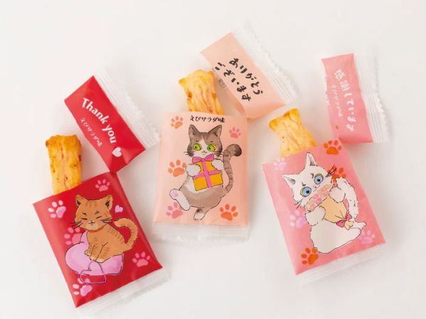 貓咪感謝米菓 蝦沙拉風味 Pasta snack 三州總本舖 貓咪感謝米菓,蝦沙拉風味,三州總本舖,兔瑪星日本選物店