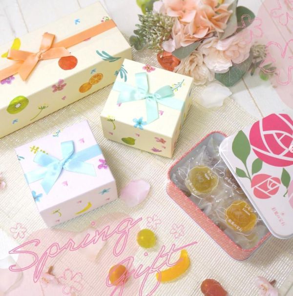 彩果的寶石 HK10 花缶 花鐵盒 彩果的寶石,水果軟糖,彩果の宝石,兔瑪星日本選物店,草莓軟糖鐵盒,花鐵盒