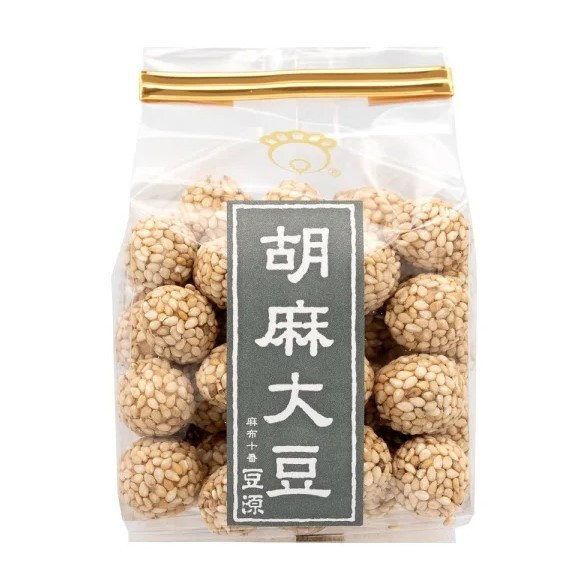 麻布十番 豆源 白胡麻大豆 麻布十番,豆源,經典豆菓子,兔瑪星日本選物店,白胡麻大豆