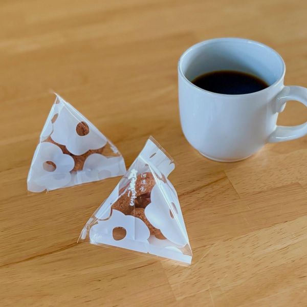 小花蕎麥餅乾 三角包25入 總本家河道屋,小花蕎麥餅乾,兔瑪星日本選物店