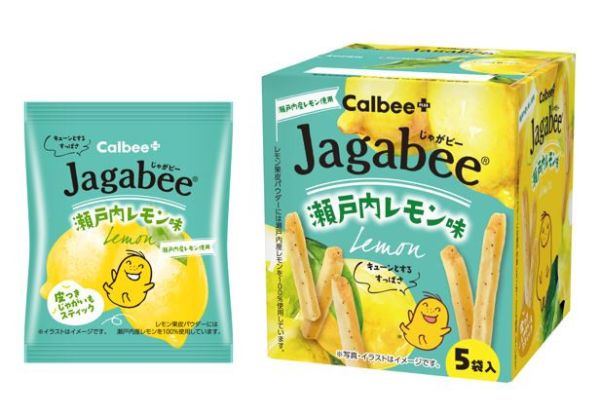 Jagabee 瀨戶內檸檬 東京限定 calbee 卡樂比 薯條餅乾 Jagabee,瀨戶內檸檬,東京限定,calbee,卡樂比,薯條餅乾,兔瑪星日本選物店