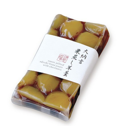 【12月~1月團限定】銀座あけぼの 大納言栗蒸羊羹 銀座あけぼの,大納言栗蒸し羊羹,兔瑪星日本選物店