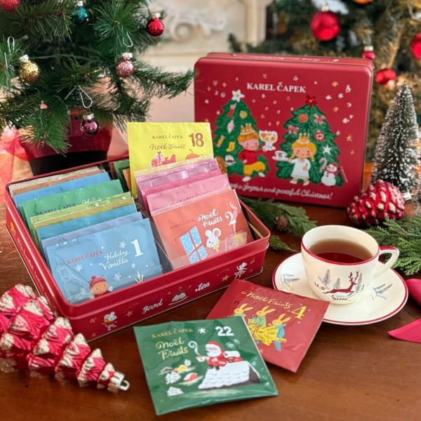 【12月限定】聖誕節茶包禮盒 山田詩子 山田詩子,聖誕節茶包禮盒,聖誕節鐵盒,兔瑪星日本選物店