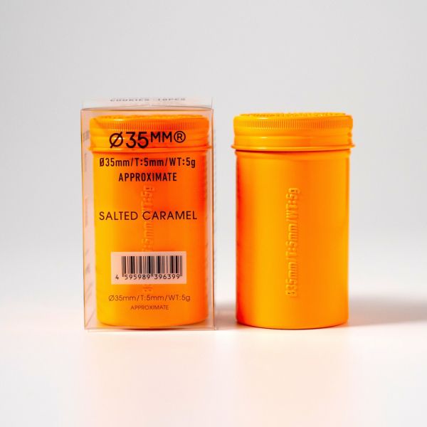 【12月限定】新宿 35mm 鹽焦糖口味 餅乾罐 鋁罐餅乾 奶油餅乾 新宿,35mm,餅乾罐,抹茶餅乾,限定口味,兔瑪星日本選物店