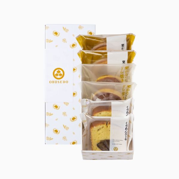 【賞味期限短】小布施堂 栗子燒菓子禮盒 銅鑼燒 磅蛋糕 杏仁塔 小布施堂,栗子銅鑼燒,兔瑪星日本選物店,栗子燒菓子禮盒