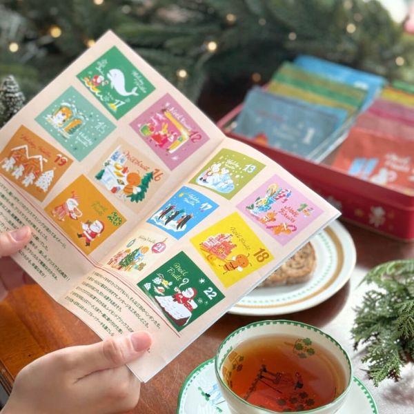 【12月限定】聖誕節茶包禮盒 山田詩子 山田詩子,聖誕節茶包禮盒,聖誕節鐵盒,兔瑪星日本選物店