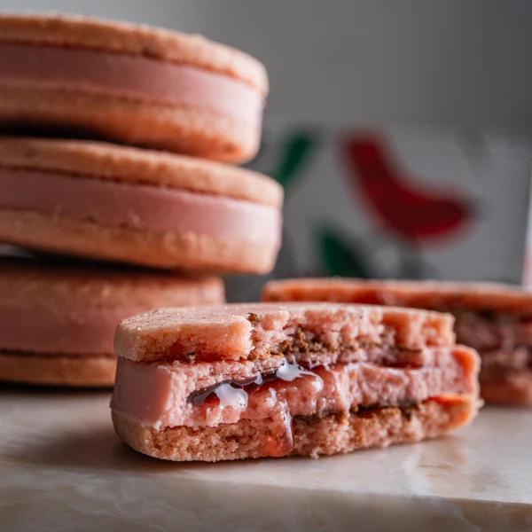 ICHIBIKO 草莓巧克力夾心餅乾 ICHIBIKO,草莓醬餅乾,三軒茶屋人氣草莓甜點店,兔瑪星日本選物店,草莓巧克力夾心餅乾