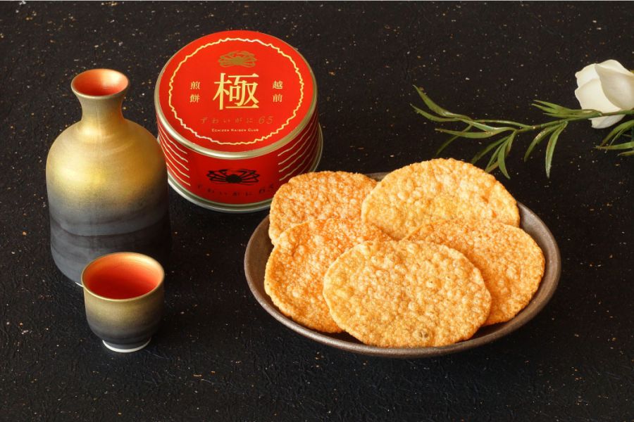 【季節限定】極煎餅-雪蟹65 越前海鮮俱樂部,章魚仙貝,海鮮仙貝,烏賊仙貝,兔瑪星日本選物店