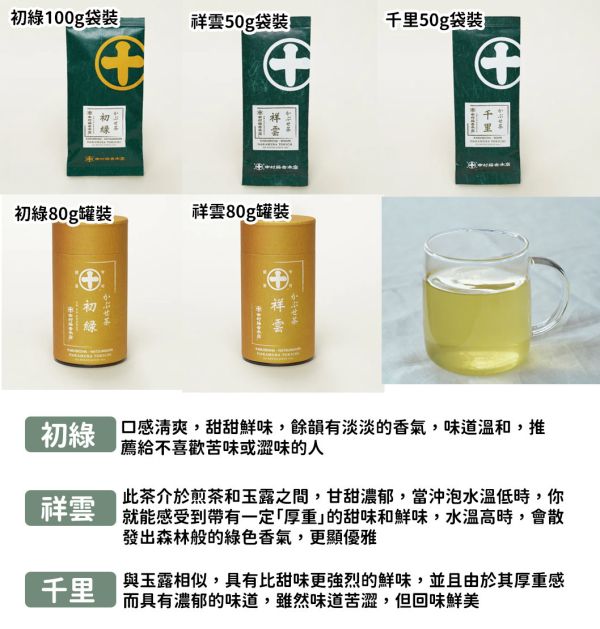 中村藤吉 冠茶 千里 初綠 寂 中村藤吉,冠茶,兔瑪星日本選物店