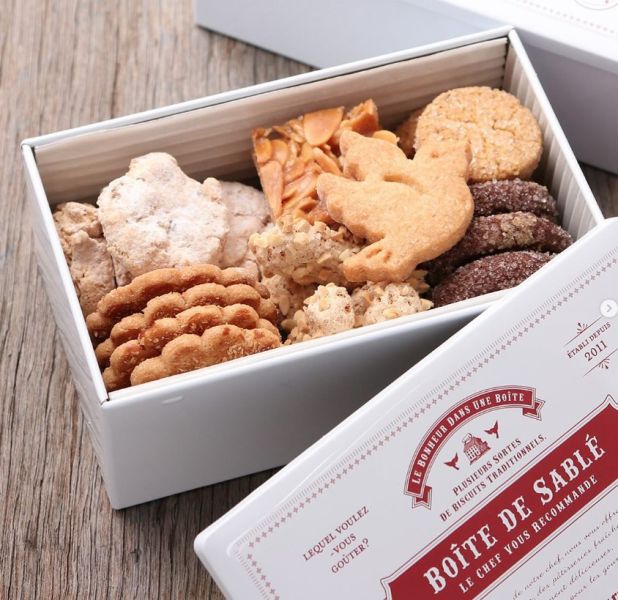 noix de beurre 餅乾鐵盒 noix費南雪,兔瑪星日本代購選物店,餅乾鐵盒