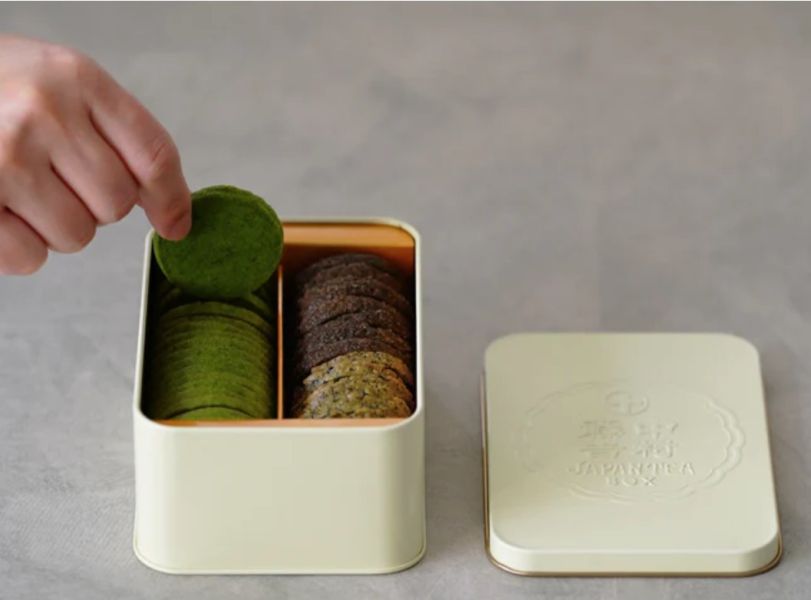 【官網限定】中村藤吉 茶餅乾鐵盒 抹茶 焙茶 中村茶餅乾 中村藤吉,茶餅乾鐵盒,官網限定,抹茶,焙茶,中村茶餅乾,兔瑪星日本選物店