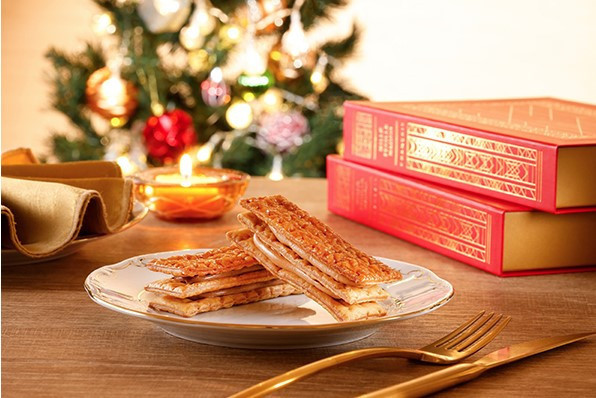 （12月團限定）（秋冬口味）銀座松屋 Mille-Feuille高級千層派 法式千層酥 銀座松屋限定,Mille-Feuille,高級千層派,公關禮品,書本禮盒,兔瑪星日本選物店,法式千層酥