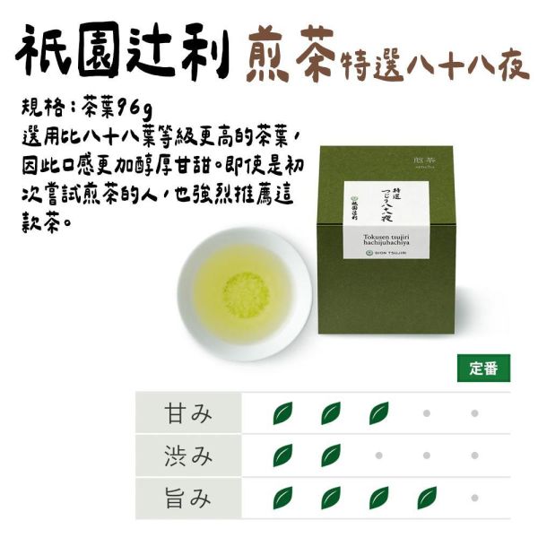 祇園辻利 煎茶 特選八十八夜96g 祇園辻利,煎茶,特選八十八夜,兔瑪星日本選物店