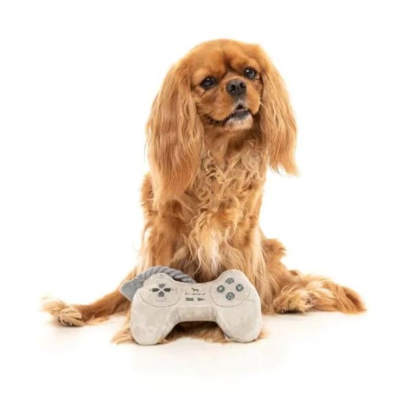 【FuzzYard】毛掌遊戲器發聲玩具｜澳洲設計 耐咬耐玩 可機洗 Fuzzyard,電玩搖桿,遊戲搖桿狗玩具,狗狗玩具,狗狗耐咬玩具,發聲狗玩具,啾啾玩具,肉造型狗玩具,狗狗互動玩具,狗狗放電玩具,狗狗紓壓玩具,寵物療癒玩具,小型犬玩具推薦,寵物陪伴玩具