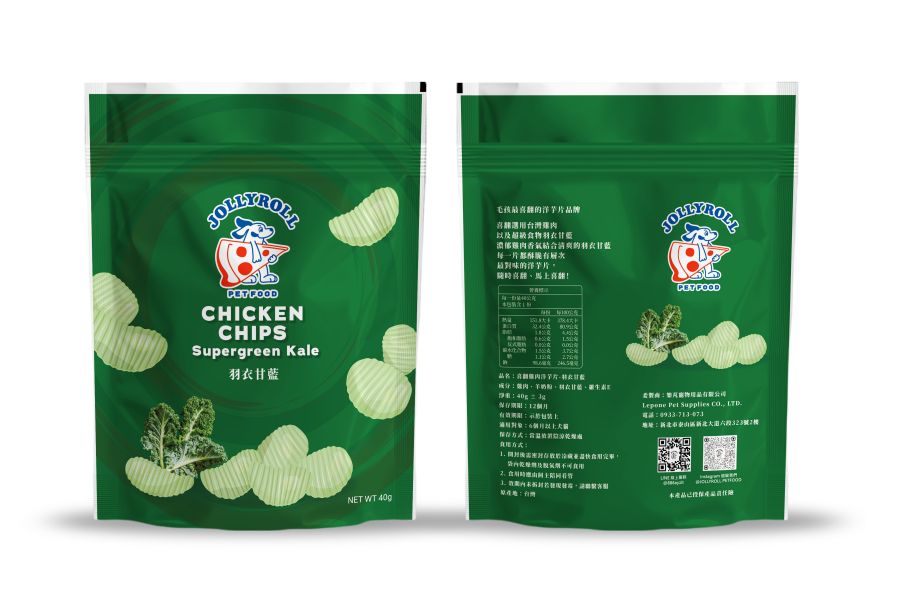 【喜翻 JOLLYROLL】Chips！雞肉洋芋片-羽衣甘藍 喜翻,JOLLYROLL,披薩,Pizza,寵物披薩,狗狗披薩,貓咪披薩,寵物鮮食,寵物凍乾,洋芋片,狗狗洋芋片,貓咪洋芋片,寵物洋芋片,雞肉洋芋片,Chickenchips,羽衣甘藍,烘乾零食,樂芃,lepone