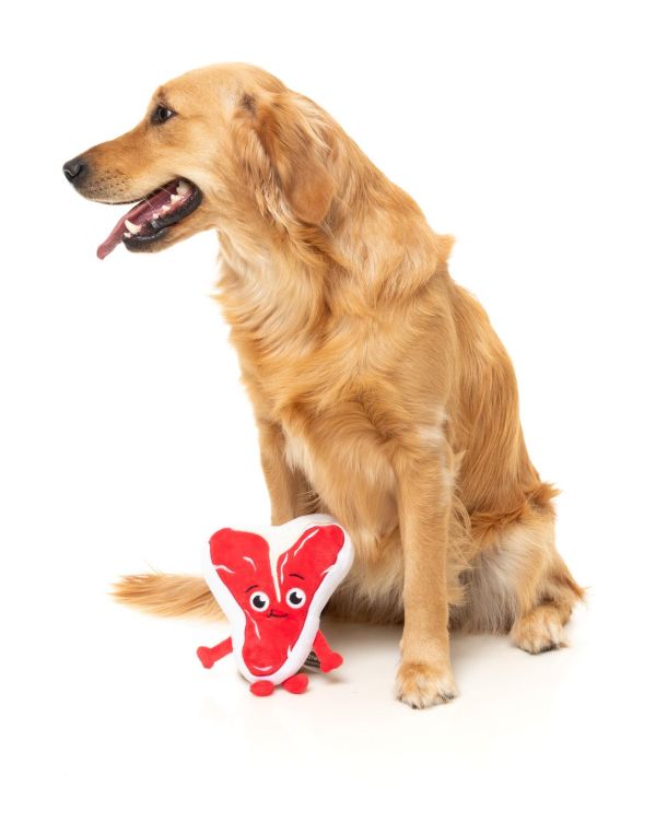 【FuzzYard】Tim Tee-Bowne 提姆肉排｜澳洲設計 耐咬耐玩發聲玩具 可機洗 Fuzzyard,歪歪腸,牛排玩具,狗狗玩具,狗狗耐咬玩具,發聲狗玩具,啾啾玩具,肉造型狗玩具,狗狗互動玩具,狗狗放電玩具,狗狗紓壓玩具,寵物療癒玩具,小型犬玩具推薦,寵物陪伴玩具