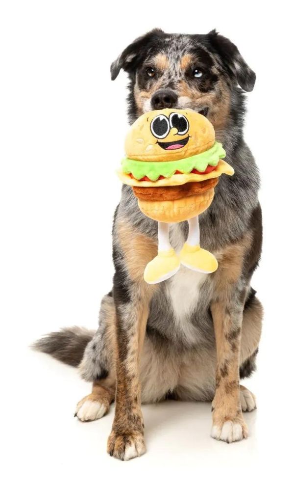 【FuzzYard】漢堡發聲玩具｜澳洲設計 耐咬耐玩 可機洗 Fuzzyard,漢堡,漢堡狗玩具,狗狗玩具,狗狗耐咬玩具,發聲狗玩具,啾啾玩具,漢堡造型狗玩具,狗狗互動玩具,狗狗放電玩具,狗狗紓壓玩具,寵物療癒玩具,小型犬玩具推薦,寵物陪伴玩具