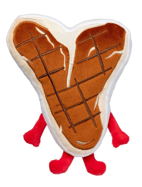 【FuzzYard】Tim Tee-Bowne 提姆肉排｜澳洲設計 耐咬耐玩發聲玩具 可機洗 Fuzzyard,歪歪腸,牛排玩具,狗狗玩具,狗狗耐咬玩具,發聲狗玩具,啾啾玩具,肉造型狗玩具,狗狗互動玩具,狗狗放電玩具,狗狗紓壓玩具,寵物療癒玩具,小型犬玩具推薦,寵物陪伴玩具