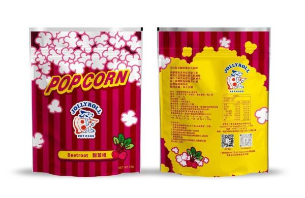 【喜翻JollyRoll】Pop！毛孩爆米花-甜菜根 25g 寵物爆米花、狗狗爆米花、甜菜根狗零食、羊奶爆米花、玉米狗零食、寵物零食推薦、非基改玉米、甜菜根爆米花、狗狗點心、毛孩零食、爆米花狗零食、喜翻爆米花、羊奶狗零食、酥脆狗零食、寵物食玩、美式寵物零食、狗狗獎勵零食、蔬果狗零食