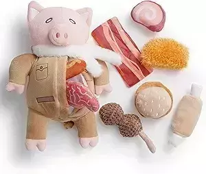 【Nocciola】飛行員小豬藏食玩具 Nocciola,狗狗玩具,狗狗耐咬玩具,嗅聞狗玩具,藏食玩具,動物造型寵物玩具,狗狗互動玩具,狗狗放電玩具,狗狗紓壓玩具,寵物療癒玩具,寵物玩具推薦,寵物陪伴玩具