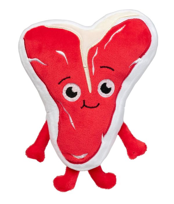 【FuzzYard】Tim Tee-Bowne 提姆肉排｜澳洲設計 耐咬耐玩發聲玩具 可機洗 Fuzzyard,歪歪腸,牛排玩具,狗狗玩具,狗狗耐咬玩具,發聲狗玩具,啾啾玩具,肉造型狗玩具,狗狗互動玩具,狗狗放電玩具,狗狗紓壓玩具,寵物療癒玩具,小型犬玩具推薦,寵物陪伴玩具