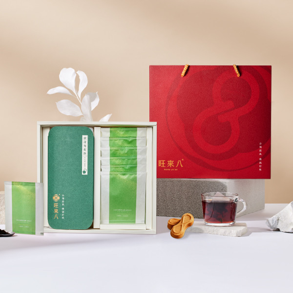 茶語禮盒（鳳梨酥12入+南非國寶茶6入） 